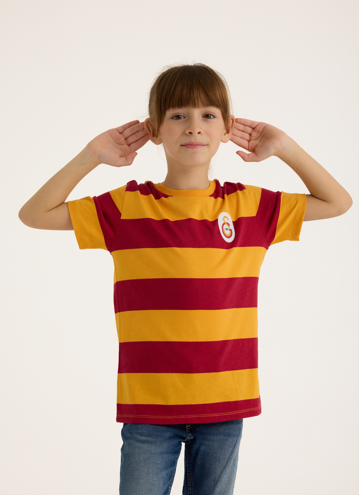 House of Clubs - Galatasaray Çizgili Retro Çocuk T-shirt